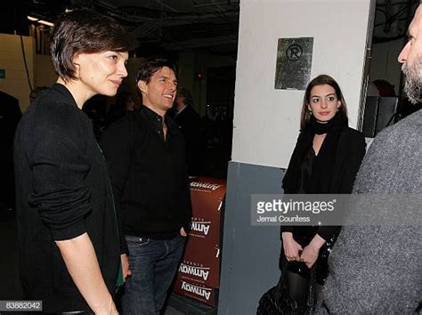 Actress Katie Holmes Actor Tom Cruise Actress Anne Hathaway And Tom Cruise Anne Hathaway