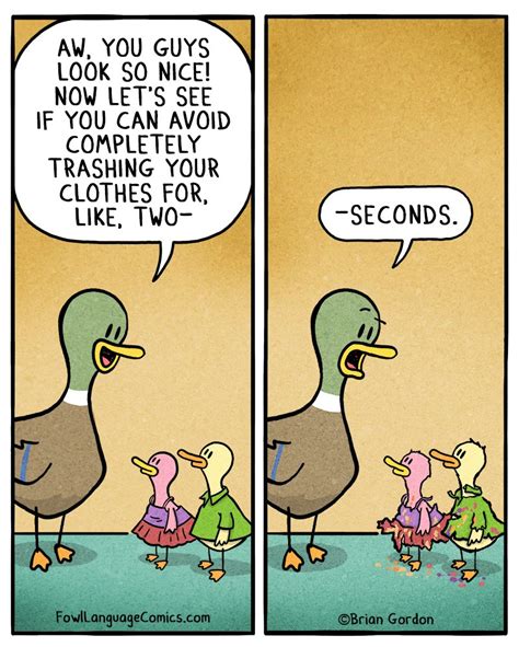 Fowl Language Comics On Twitter Theyll Get Covered In Food They Didnt Even Eat Bonus Panel