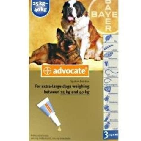 Advocate For Dogs Xl 25 40kg Dog Health Chemist Direct