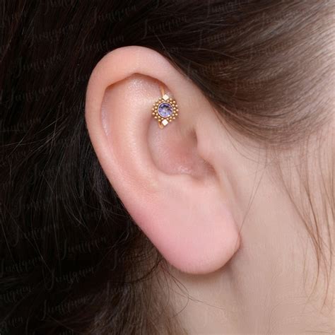 Rook Piercing Jewelry Conch Hoop Tragus Earring Hoop Etsy
