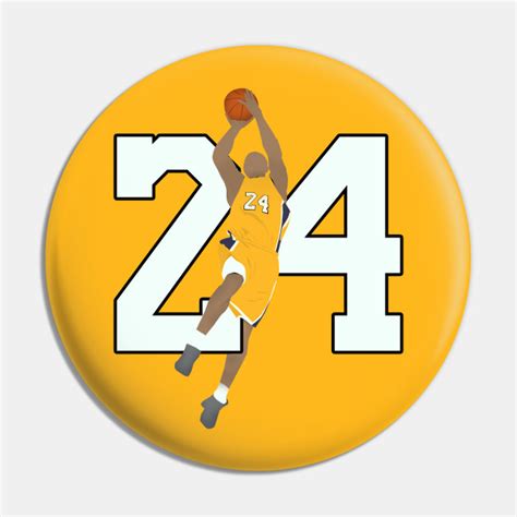 Kobe 24 Kobe Bryant Pin Teepublic