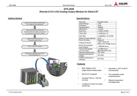 Adlink Technology Eps 4008 Quick Start Manual Pdf Download Manualslib