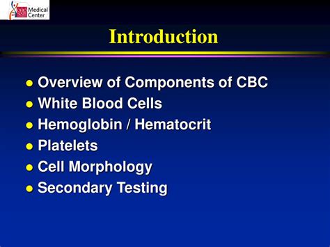 Ppt Practical Utilization Of The Complete Blood Count Powerpoint