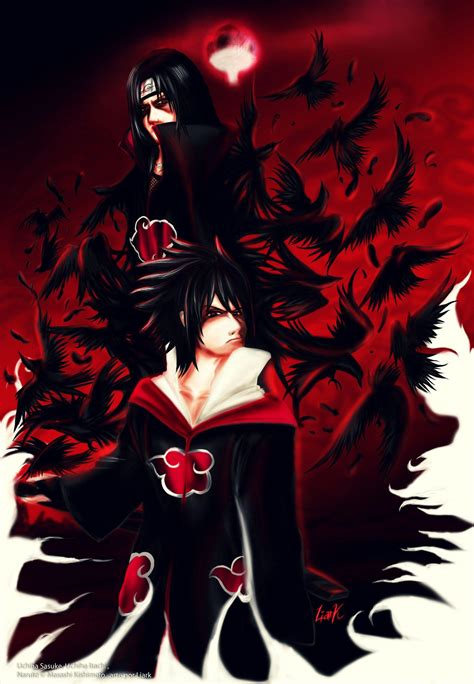 Uchiha Sasuke Akatsuki Wallpapers Wallpaper Cave