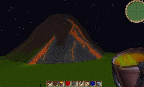 Minecraft Volcano Minecraft Project