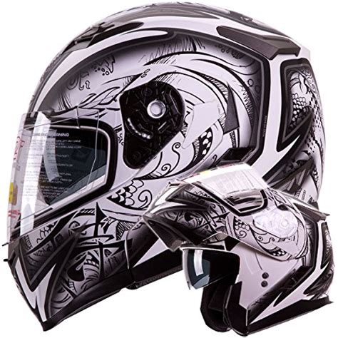 The single eye on top (not pictured) of this hjc graphic helmet looks awesome when leaned forward. 10 Great Graphic Helmets 2019
