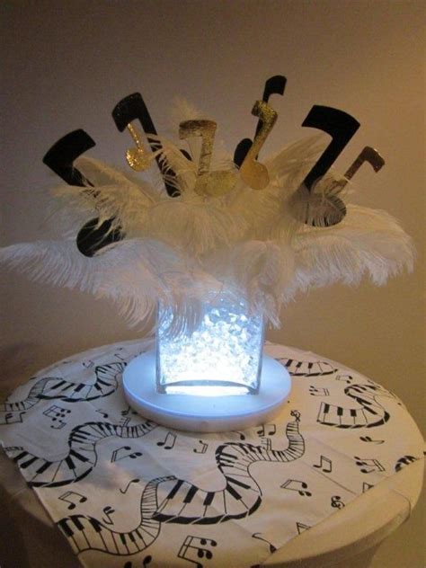 Detailed Image View Music Centerpieces Music Themed Parties Jazz Party