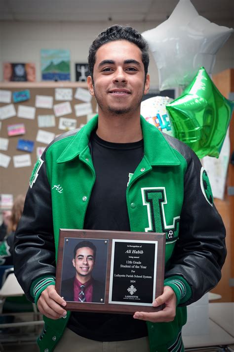 Lafayette Parish School System Announces 2024 Student of the Year