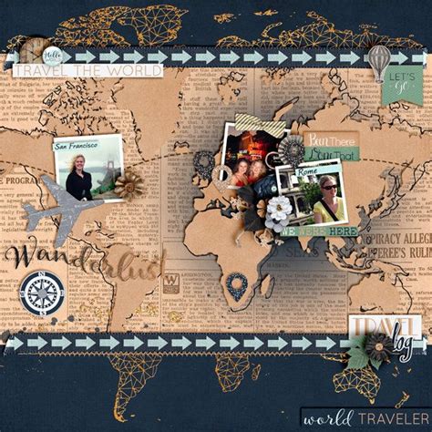 Going Places Vacation Scrapbook World Traveler Scrapbook Collection