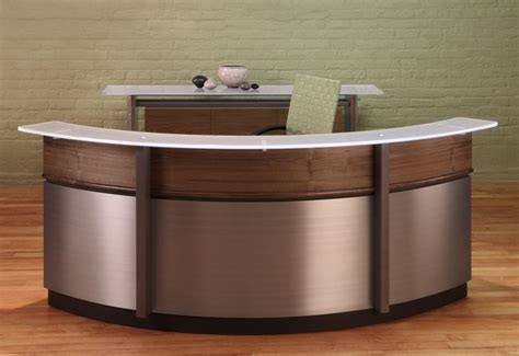 Circular Reception Desk Modern Reception Desks Stoneline Designs