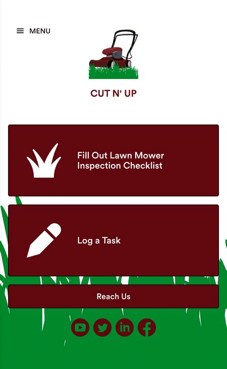 Lawn Mower Inspection App Template Jotform