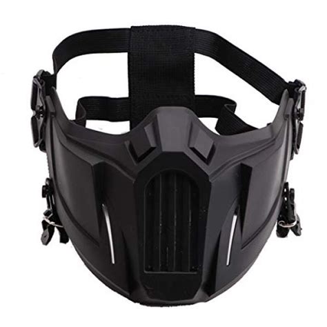 fansport airsoft mask creative protective half face mask outdoor game mask costume mask outdoor