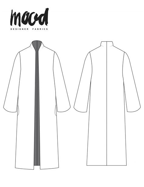 Begonia Jacket Redux Free Sewing Pattern Mood Sewciety Jacket Pattern Sewing Coat Pattern