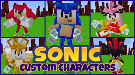 Minecraft Sonic The Hedgehog Dlc All Custom Characters Enemies