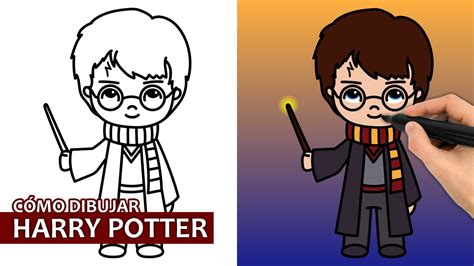 Cómo Dibujar A Harry Potter Fácil Tutorial De Dibujo Paso A Paso