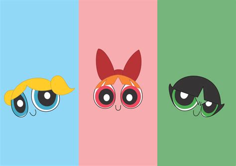 The Powerpuff Girls Minimalist Background By Minimalistbia Deviantart