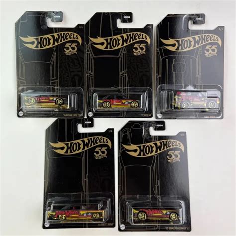 Hot Wheels Pearl Chrome Th Anniversary Set Of Scale