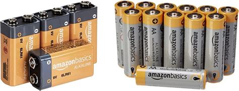 Amazonbasics 9 Volt Everyday Alkaline Batteries Pack Of 4 Appearance