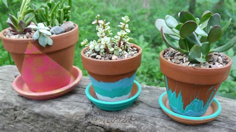 Easy Hand Painted Terracotta Pots Jenni Raincloud