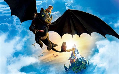 Toothless How To Train Your Dragon Flying