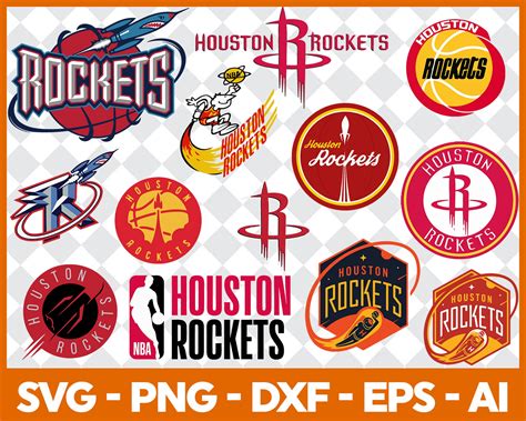 Houston Rockets Svg Houston Rockets Logo Nba Basketball Svg Dxf Eps