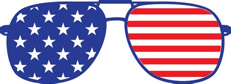 American Flag Sunglasses Svg Bundle