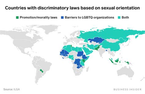10 maps showing how different lgbtq rights are around the world