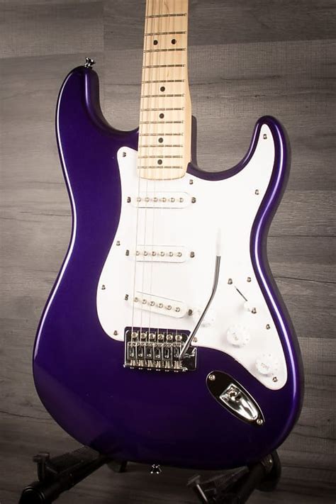 Used Squier Fsr Bullet Stratocaster Metallic Purple Reverb