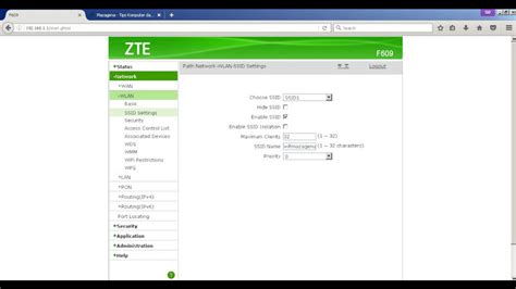 The zte zxhn f609 has a web interface for configuration. How to Restrict Indihome WiFi Users - True Gossiper