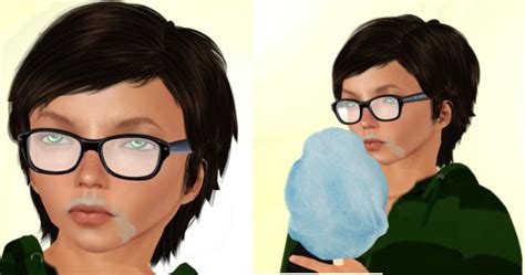 Second Life Marketplace Cotton Candy Eating Animation And Messy Face