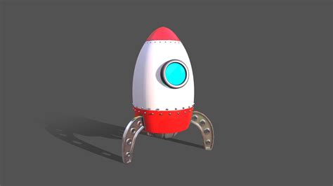 Cartoon Rocket Download Free 3d Model By Pjworks3d Pjmartinez712