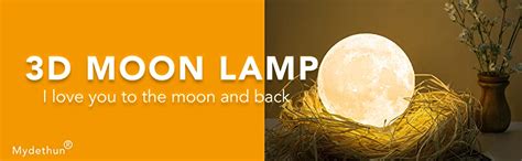Mydethun Moon Lamp Moon Light Night Light for Kids Gift for Women USB