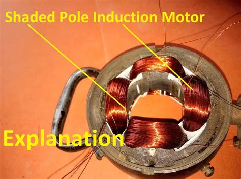 Shaded Pole Induction Motor Working Advantages Power Rating