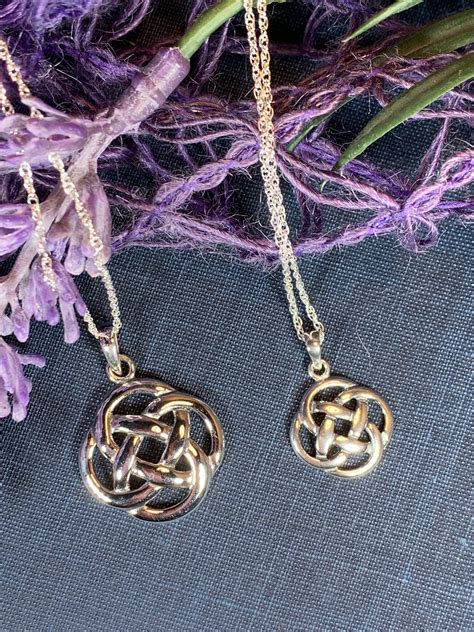 Dara Knot Necklace Celtic Jewelry Irish Jewelry Mom T Sister