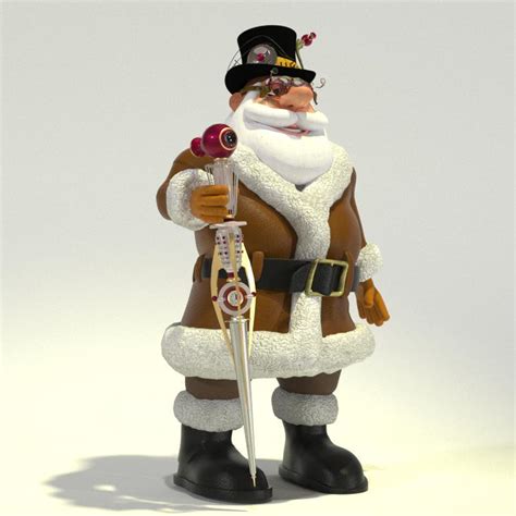 Steampunk Santa 3d Santa Claus For Poser And Daz Studio