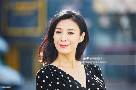 Portrait Of Mature Chinese Businesswoman Smiling Outside ストックフォト