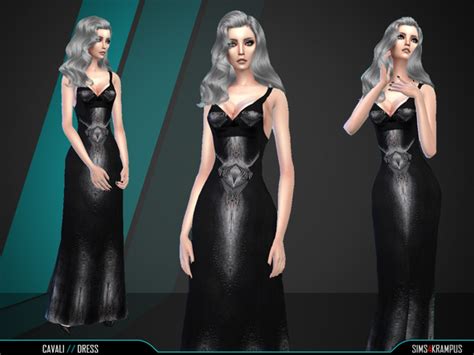 The Sims Resource Cavali Dress By Sims4krampus Sims 4 Downloads