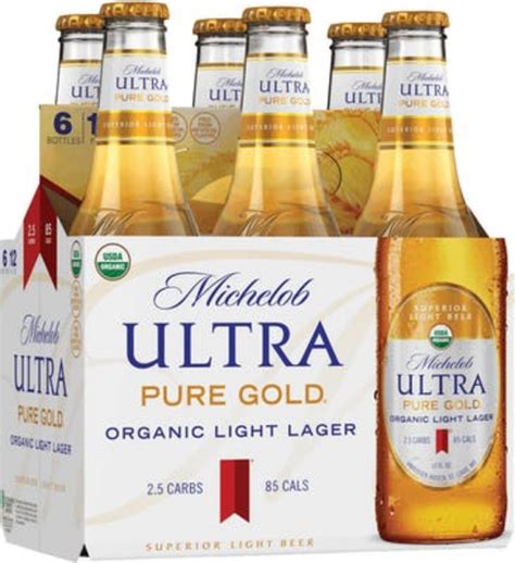 Michelob Ultra Pure Gold 6pk Bottle Macarthur Beverages