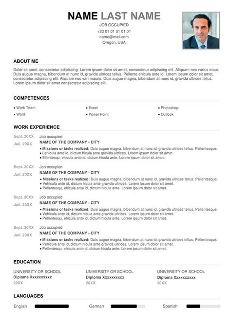 Basic Resume Template And Tips In Word Format Free Download