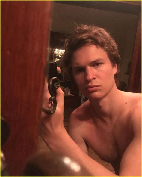 Ansel Elgort Goes Shirtless In New Selfies On Instagram Photo Photo Gallery