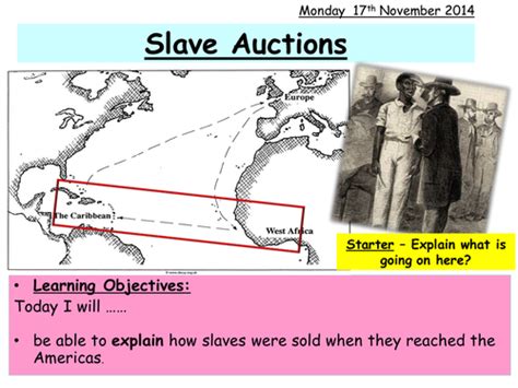 slave auctions teaching resources