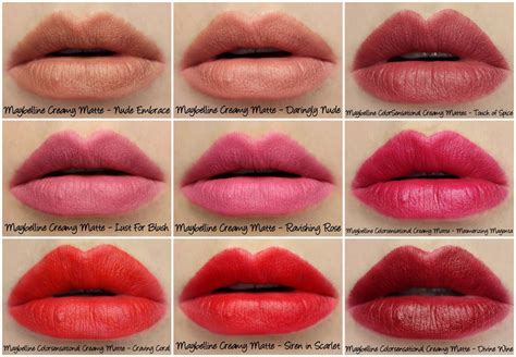 Maybelline Colorsensational Creamy Matte Lipsticks Lust For Blush