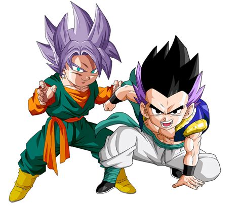 Trunkten And Gotenks Base Form By Theracer122 On Deviantart
