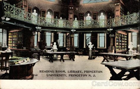 Reading Room Library Princeton University New Jersey