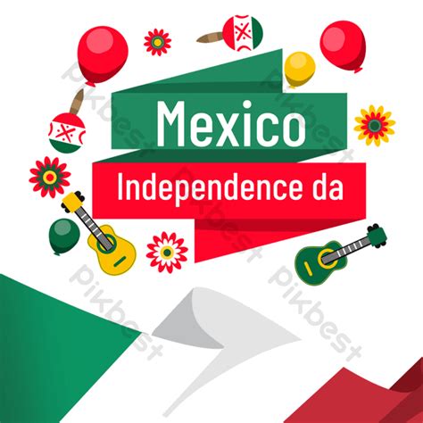 Color Cartoon Mexico Independence Day Psd Png Images Free Download