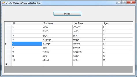 VB NET How To Delete A DataGridView Selected Row Using VB NET C