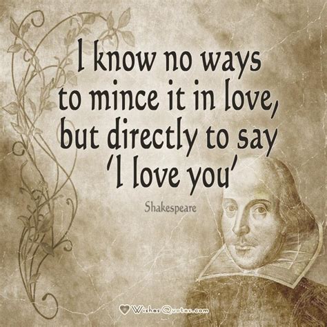 Shakespeare On Love Top Shakespeares Love Quotes