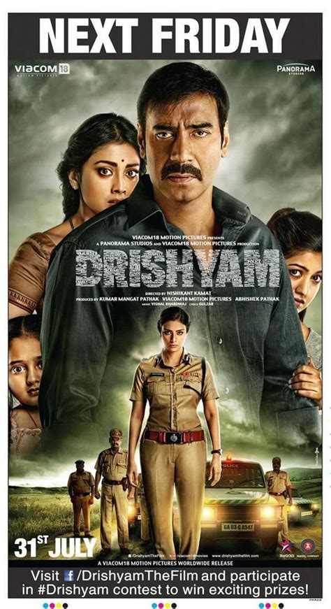 Drishyam New Poster Hindi Movie Music Reviews And News