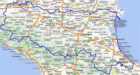Emilia Romagna Mappa Nuovatlantide Org