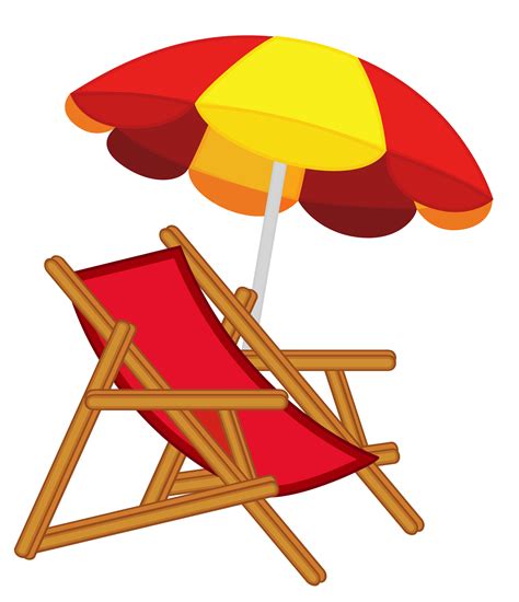 Eames Lounge Chair Beach Clip Art Umbrella Chair Cliparts Png